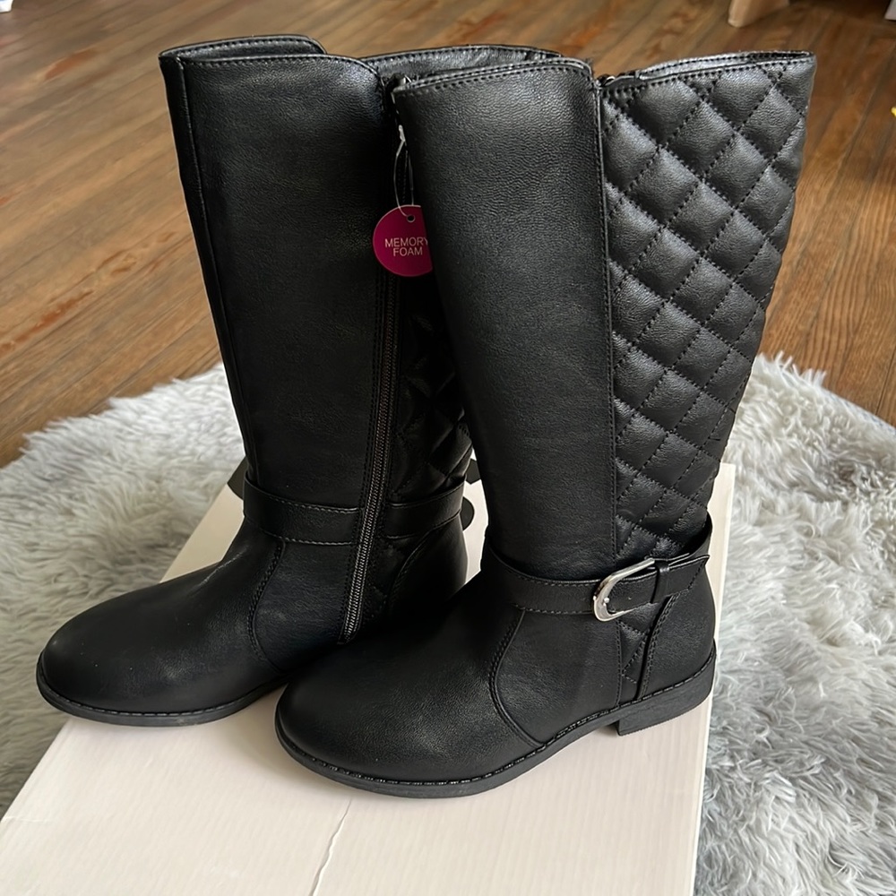 SO Girls Quilted Riding Boots
